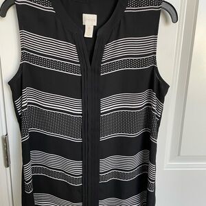 Chico’s, sleeveless, lightweight top, sz0